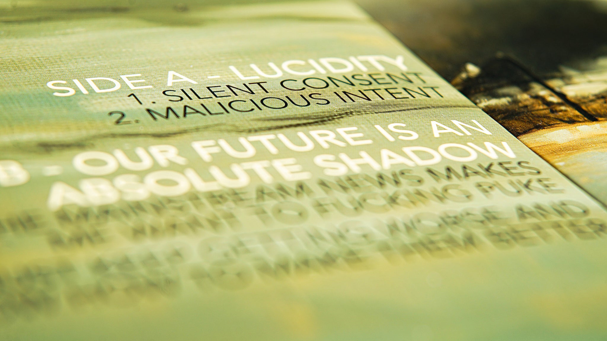 LUCIDITY x OUR FUTURE IS AN ABSOLUTE SHADOW - Split (7")