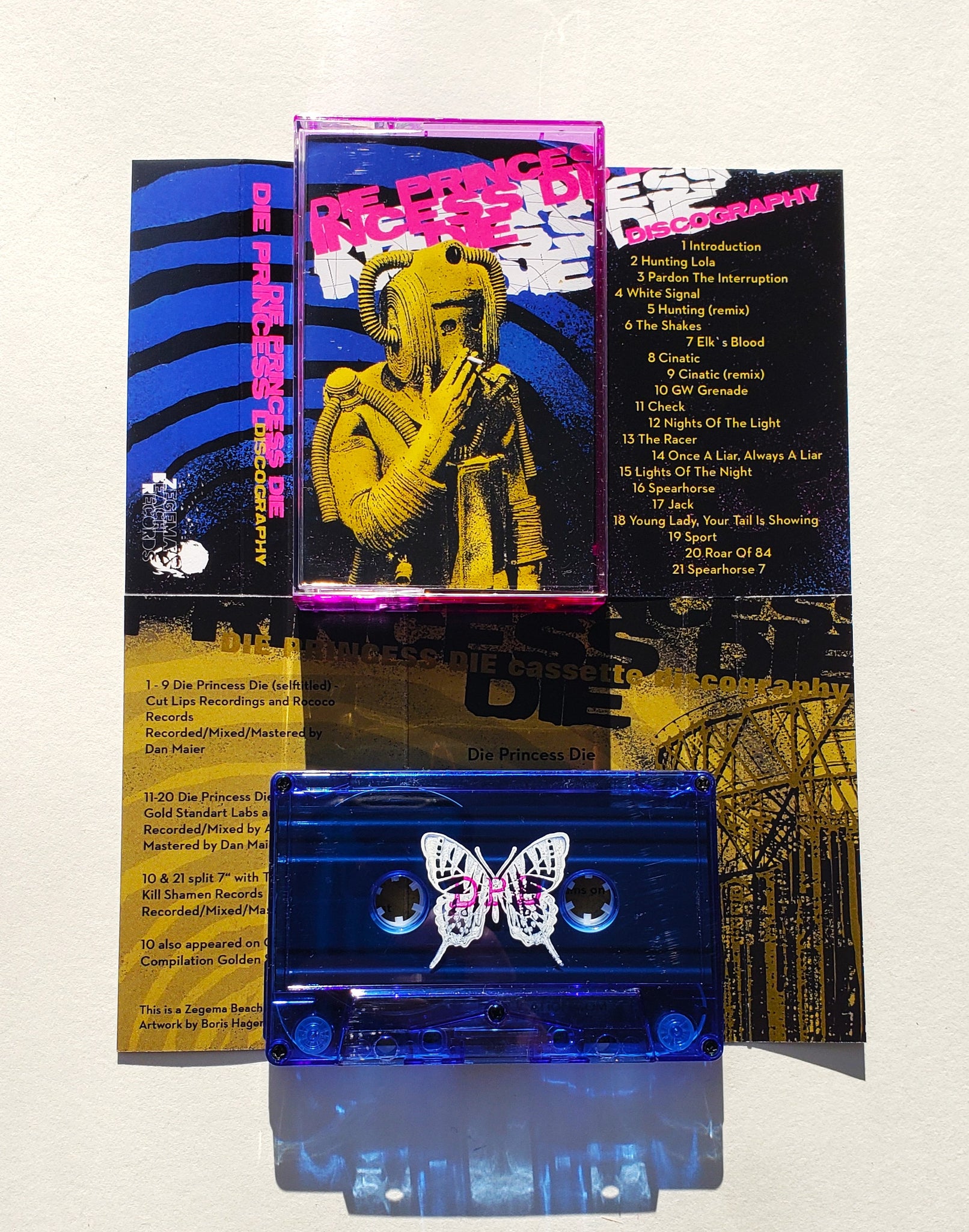 DIE PRINCESS DIE - Discography (cassette)