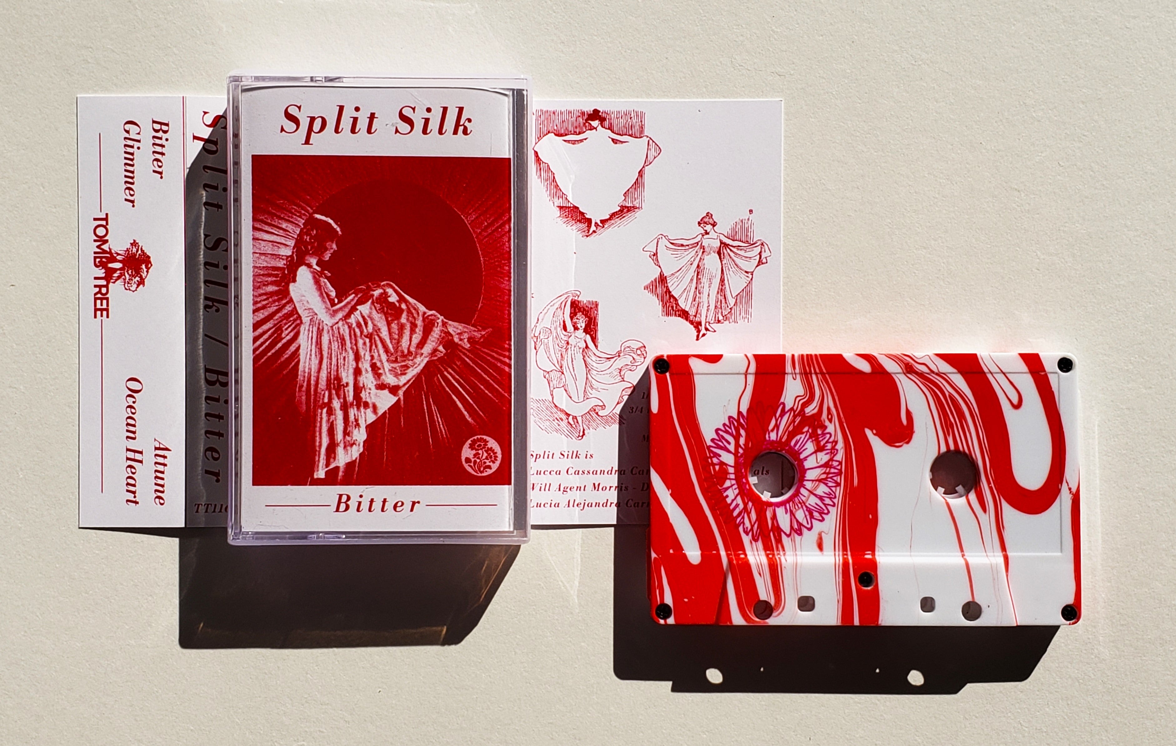 SPLIT SILK - Bitter (cassette) – ZEGEMA BEACH RECORDS