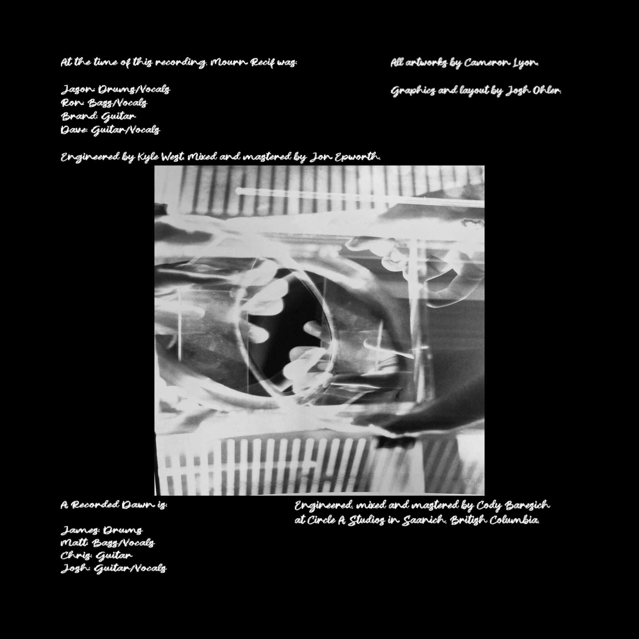 MOURN RECIF x A RECORDED DAWN - Split (cd)